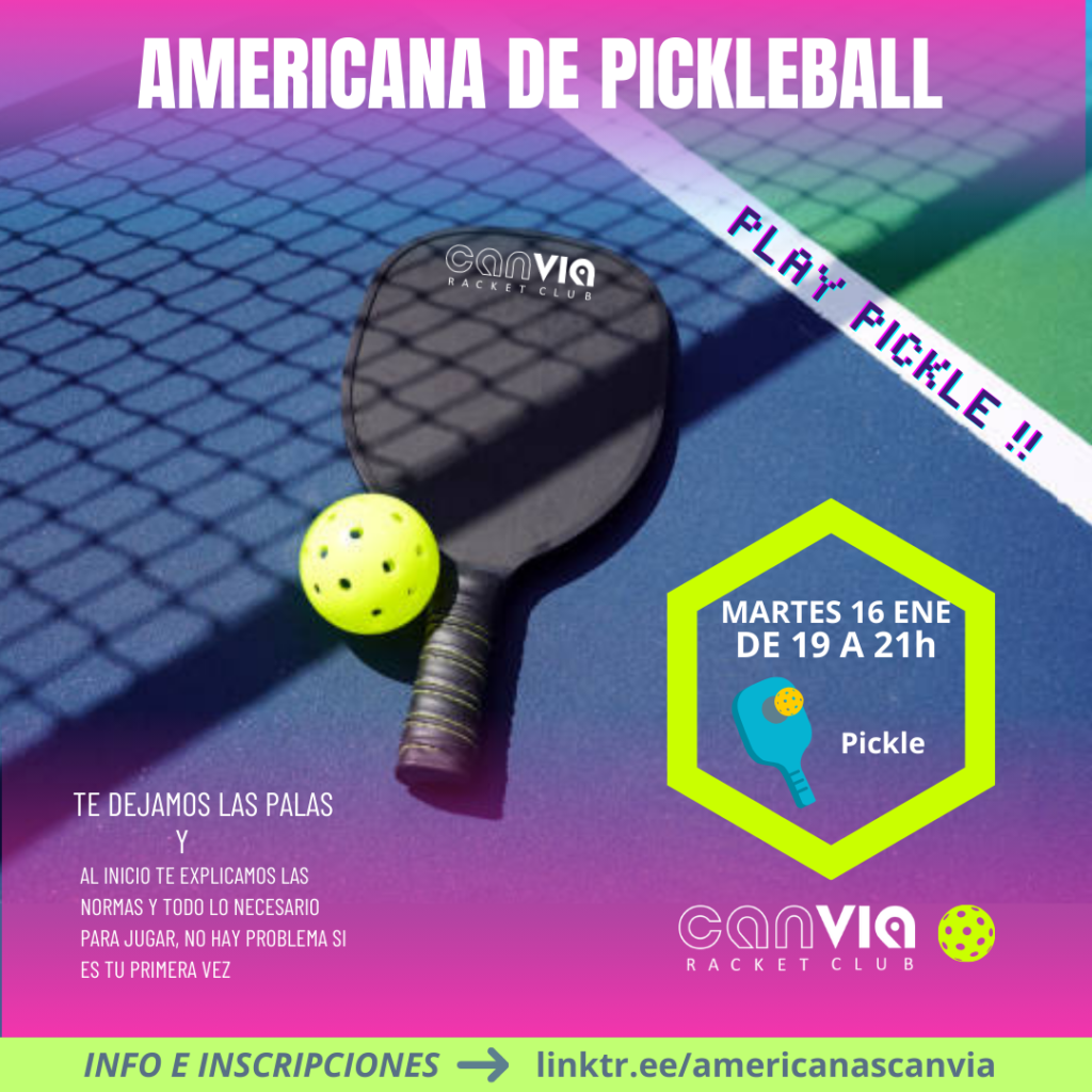 pickleball americana baix llobregat can via reserva pista padel clases escuela