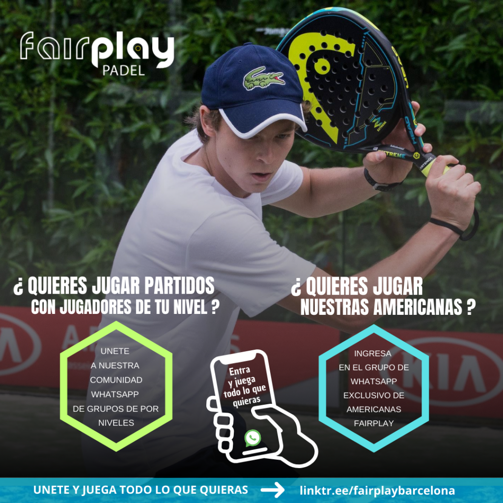 reserva pista padel comunidad fairplay americanas escuela clases